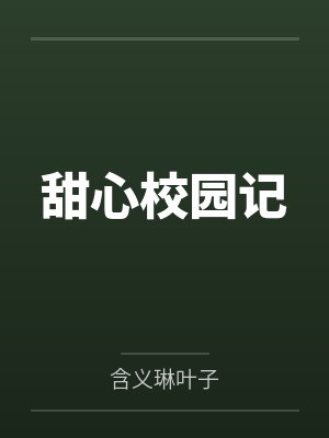 甜心校园记封面
