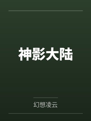神影大陆封面