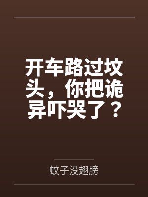 开车路过坟头,你把诡异吓哭了?封面