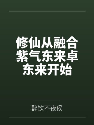 修仙从融合紫气东来卓东来开始封面