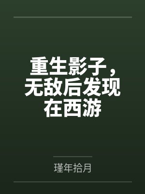 重生影子，无敌后发现在西游封面