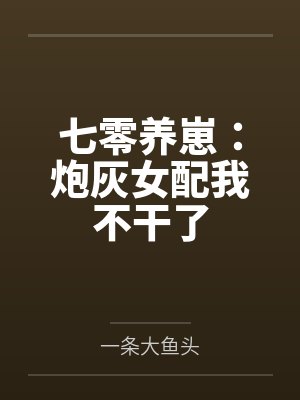 七零炮灰女配小说封面