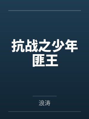 抗战之少年匪王封面