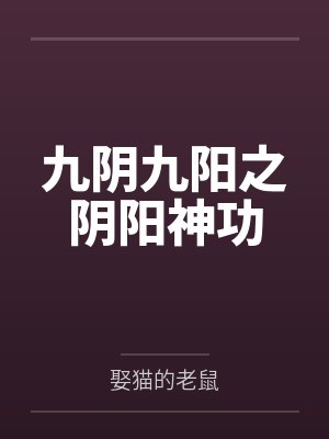 九阴九阳之阴阳神功封面